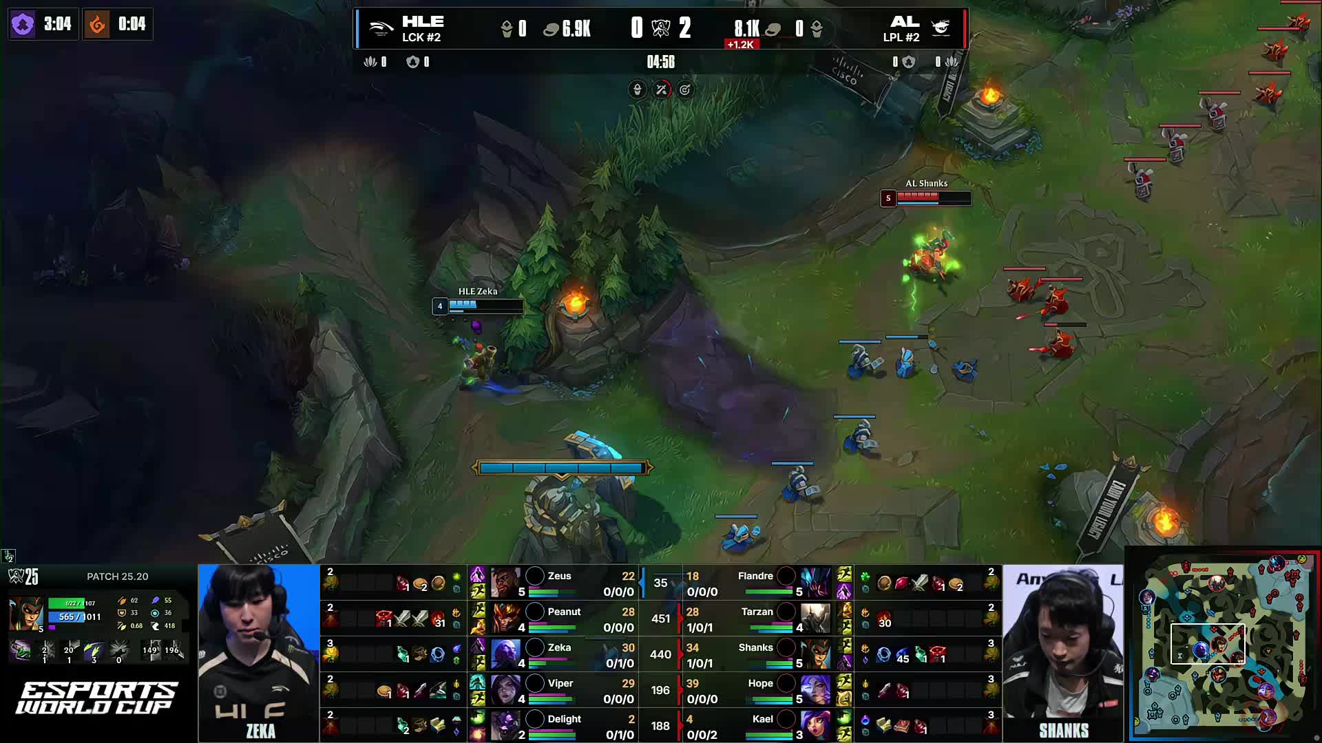 Tabe在战胜BLG后说道：“ Tarzan 是我们的队长、领袖和团队的精神。”